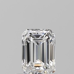 Diament szlif szmaragdowy, 0.52ct, VS2, D, GIA 2527117160