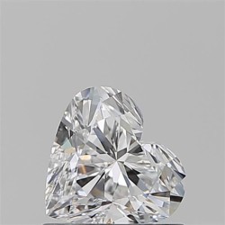 Diament serce, 0.7ct, VS2, D, GIA 1525223547