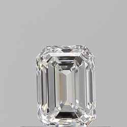 Diament szlif szmaragdowy, 0.5ct, VVS2, F, GIA 7521283670