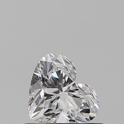 Diament serce, 0.51ct, VS1, E, GIA 6522280584