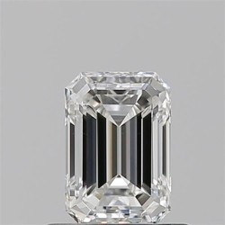 Diament szlif szmaragdowy, 0.7ct, VVS2, G, GIA 7523282282