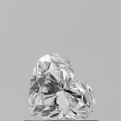 Diament serce, 0.52ct, VS1, F, GIA 7523299395