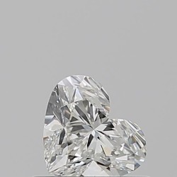 Diament serce, 0.5ct, VVS1, H, GIA 6522300022