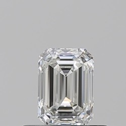 Diament szlif szmaragdowy, 0.5ct, VVS2, G, GIA 6522309573