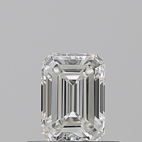 Diament szlif szmaragdowy, 0.5ct, VVS2, H, GIA 6522310404