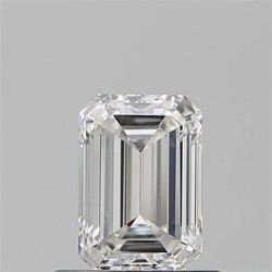Diament szlif szmaragdowy, 0.72ct, VVS2, H, GIA 7521305094