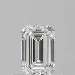 Diament szlif szmaragdowy, 0.5ct, VVS1, G, GIA 1529309577