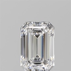 Diament szlif szmaragdowy, 0.71ct, VS1, D, GIA 6522305406