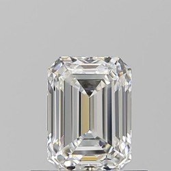 Diament szlif szmaragdowy, 0.7ct, VVS2, G, GIA 6521334078