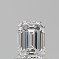 Diament szlif szmaragdowy, 0.59ct, VS1, F, GIA 5523344522