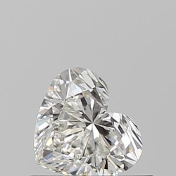 Diament serce, 0.53ct, VVS2, H, GIA 6521334029