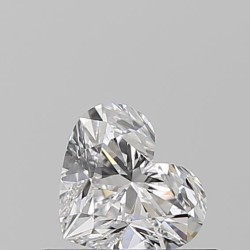 Diament serce, 0.5ct, VS1, D, GIA 1529340108