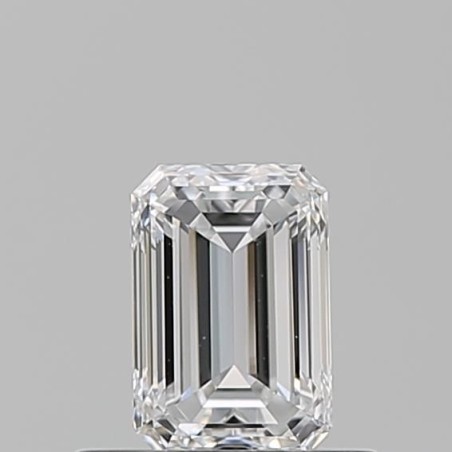 Diament szlif szmaragdowy, 0.5ct, VS2, D, GIA 1528340555