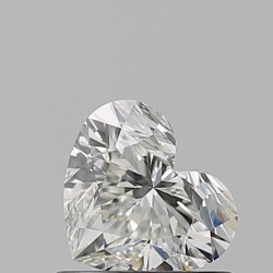 Diament serce, 0.7ct, VVS1, H, GIA 1529344380