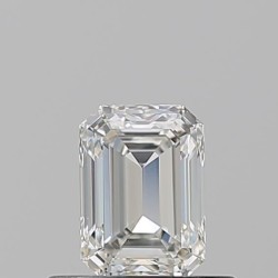 Diament szlif szmaragdowy, 0.5ct, VS1, H, GIA 2528545851