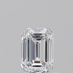 Diament szlif szmaragdowy, 0.5ct, VS1, D, GIA 7528540023