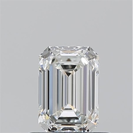 Diament szlif szmaragdowy, 0.7ct, VVS2, H, GIA 6525544777