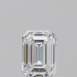 Diament szlif szmaragdowy, 0.53ct, VVS2, E, GIA 6521540121