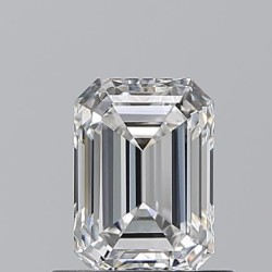 Diament szlif szmaragdowy, 0.72ct, VVS1, F, GIA 1527560329