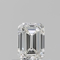 Diament szlif szmaragdowy, 0.5ct, VS1, H, GIA 1529559361