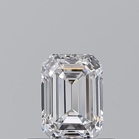 Diament szlif szmaragdowy, 0.5ct, VS1, D, GIA 6521576380