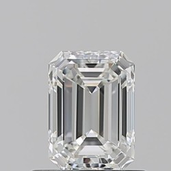 Diament szlif szmaragdowy, 0.7ct, VVS2, G, GIA 6525611102
