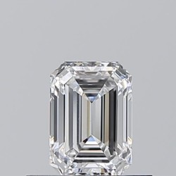 Diament szlif szmaragdowy, 0.5ct, VS1, D, GIA 7522611015