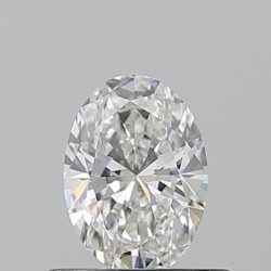 Diament szlif owalny, 0.51ct, VVS1, H, GIA 2527625111