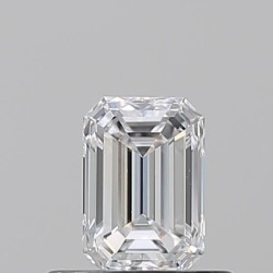 Diament szlif szmaragdowy, 0.51ct, VS2, D, GIA 6522633175
