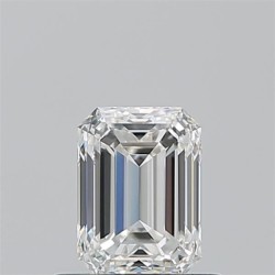 Diament szlif szmaragdowy, 0.7ct, VVS2, F, GIA 6525632436