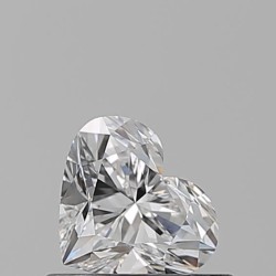 Diament serce, 0.5ct, VS1, E, GIA 2524625489