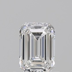 Diament szlif szmaragdowy, 0.7ct, VVS1, F, GIA 7521646381