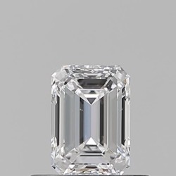 Diament szlif szmaragdowy, 0.5ct, VS2, D, GIA 7528648939