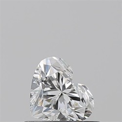 Diament serce, 0.5ct, VVS2, G, GIA 3525638395
