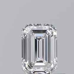 Diament szlif szmaragdowy, 0.53ct, VS1, D, GIA 1529684769