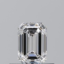 Diament szlif szmaragdowy, 0.5ct, VS1, D, GIA 2527725507
