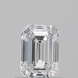 Diament szlif szmaragdowy, 0.7ct, VS1, E, GIA 7523725387