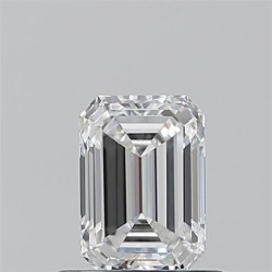 Diament szlif szmaragdowy, 0.71ct, VVS1, F, GIA 7523753171