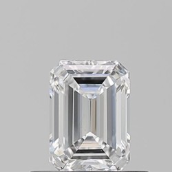 Diament szlif szmaragdowy, 0.51ct, VS1, D, GIA 1529753143