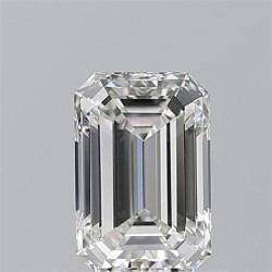 Diament szlif szmaragdowy, 0.9ct, VVS1, G, GIA 6521752953