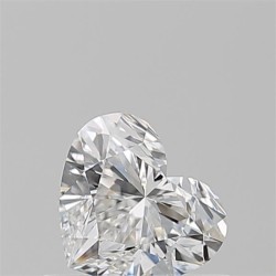 Diament serce, 0.51ct, VS2, F, GIA 6525749723