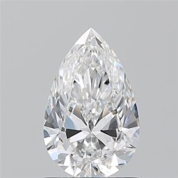 Diament szlif gruszkowy, 1.12ct, VVS1, E, GIA 6525675389