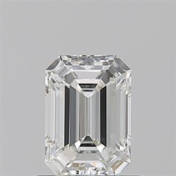 Diament szlif szmaragdowy, 0.7ct, VVS2, H, GIA 6525842846