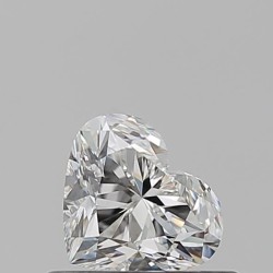 Diament serce, 0.5ct, VVS1, G, GIA 6521842950
