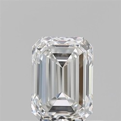 Diament szlif szmaragdowy, 0.72ct, VVS1, F, GIA 2524842970