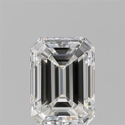 Diament szlif szmaragdowy, 0.73ct, VVS2, G, GIA 7526873724