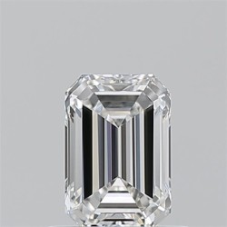 Diament szlif szmaragdowy, 0.71ct, VVS2, G, GIA 7521873737