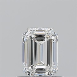 Diament szlif szmaragdowy, 0.7ct, VVS2, G, GIA 2526873679