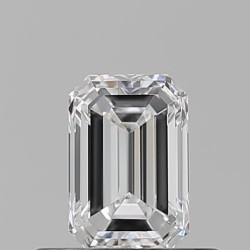 Diament szlif szmaragdowy, 0.5ct, VS2, D, GIA 6525903946