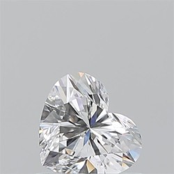 Diament serce, 0.57ct, VS1, F, GIA 5526904087